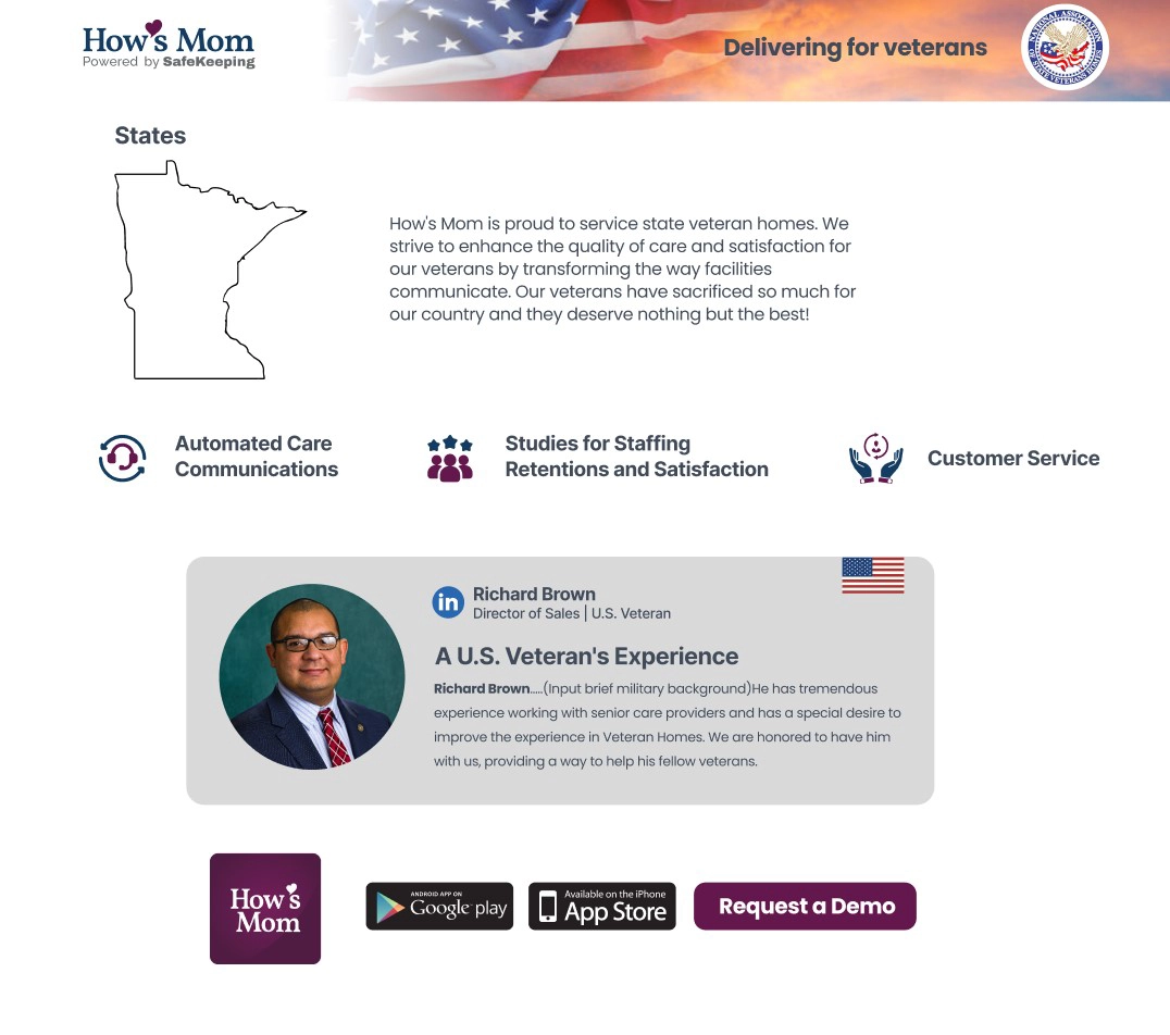 Veterans Landing Page